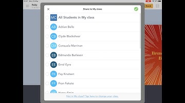 Sending a PDF from Book Creator for iPad to Seesaw