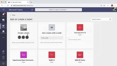 Start a class in Microsoft Teams