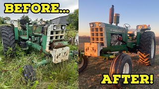 CUMMINS swapped Oliver Tractor / FULL BUILD!