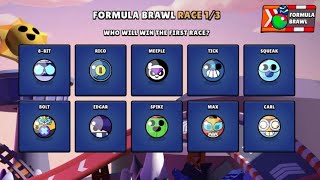 Brawl Stars - Formula Brawl | Betting day (Race 1/3) 