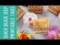 DIY: Personalized Duck Tags for Jeep Ducking Fun