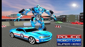 ► Police Car Robot Superhero Transformer (Whiplash Mediaworks) Android Gameplay