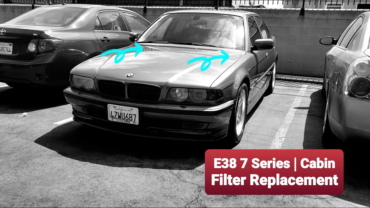 2001 BMW 740i E38 | DIY Cabin Filter Replacement Install - Part 1 - YouTube