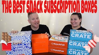 Which Snack Subscription Box Should You Try? What's the Best Snack Box? Snack Box Comparison!!! by Matt and Jenn Try The World 45,952 views 3 years ago 21 minutes