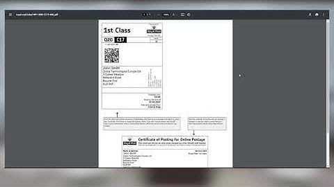 How to Print a Shipping Label from Royal Mail (Desktop) | ZSB Series Printer