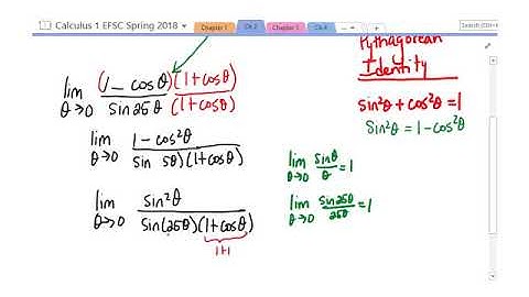 Find Limits using limit as x approaches 0 of sinx over x is 1: Example 2