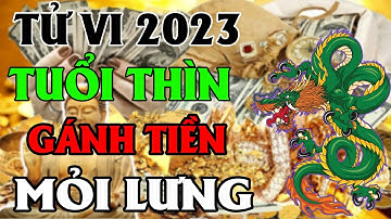 Tử Vi Trọn Đời Tuổi Thìn năm 2023 TRÚNG SỐ ĐỘC ĐẮC, Trả Sạch Nợ, ĐỔI ĐỜI, GIÀU TO