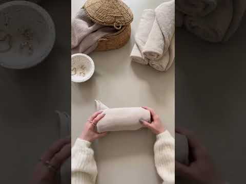 طي المناشف بشكل أنيق