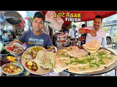 Delhi Street Food spl FRESH Mix Fruit Chole Kulche | Street Food India