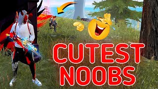 CUTEST NOOBS😍 !!! || SOLO VS SQUAD || I CANT CONTROL MY SMILE WHEN I SEE THIS TYPE OF SQUAD|| ALPHA