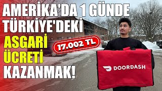 24 SAAT DURMADAN DOORDASH YAPMAK! Amerika'da Tam 24 Saat Boyunca Doordash Yaptım! Ne Kadar Kazandım?