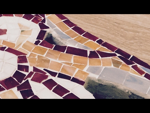 cor argamassa Mosaic !! | MOSAICO NA MADEIRA TUTORIAL | parte 6