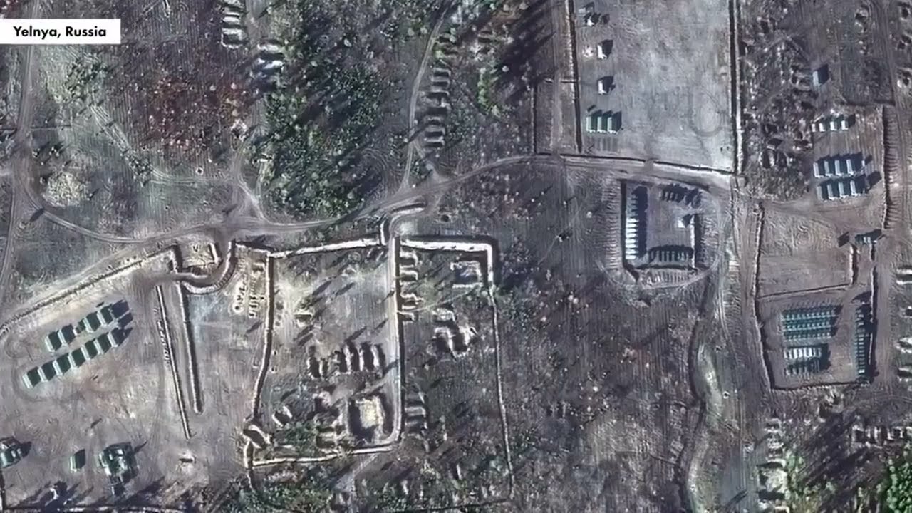 NEW - Satellite photos: Russian forces gathering on Ukraine border