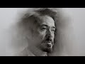 Iron Man Tony Stark - Charcoal Drawing