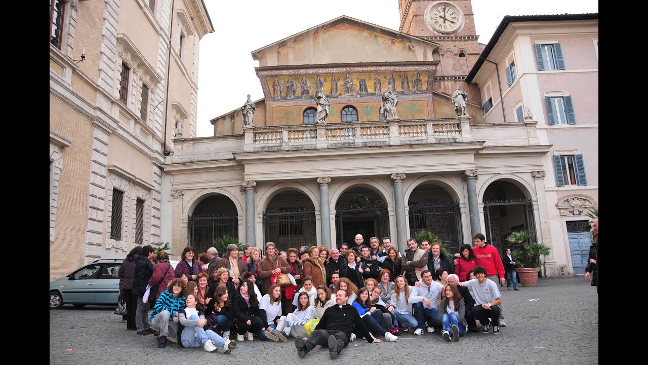 La comunità parrocchiale di Lucoli a Santa Maria in Trastevere a Roma giugno 2009 (parte I)