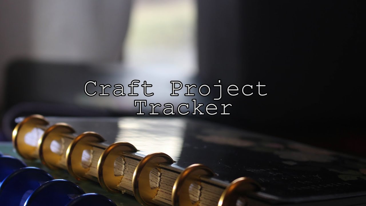 Planner Projects- Craft Project Tracker - YouTube