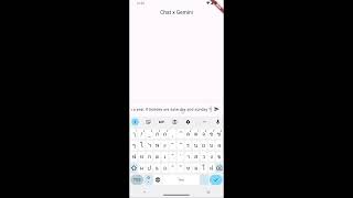 Flutter Chat App X Gemini