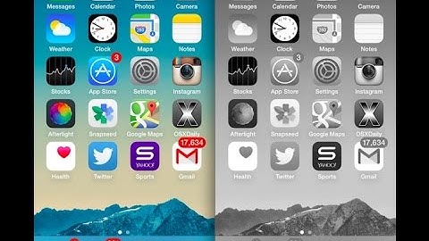 How To Enable grayscale mode on ios 8 - easy mod