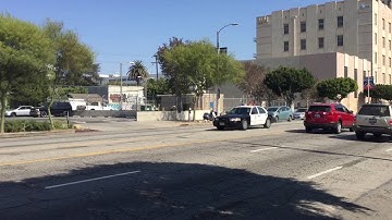 LAPD Olympic Division Responding Code 3