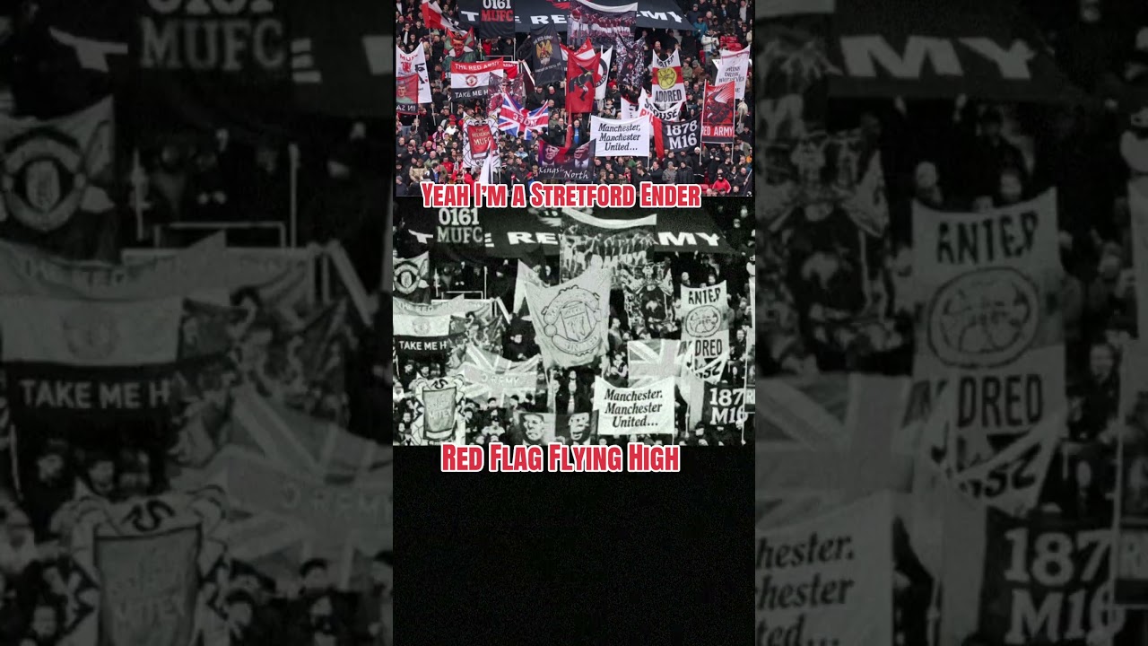 Stretford End flags