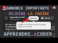 🚨 ANNONCE IMPORTANTE : REJOINS LA CHAÎNE ET DEVIENS MEMBRE !