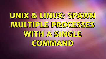 Unix & Linux: Spawn multiple processes with a single command (2 Solutions!!)