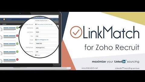 LinkMatch Profile Update Feature For Zoho Recruit / LinkedIn