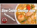 Slow Cooker Bean & Sausage Stew Recipe - Glen And Friends Cooking