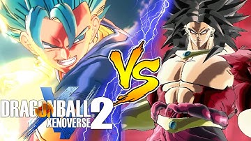 BROLY SSJ4 Vs VEGETTO BLUE [MODS] - Dragon Ball Xenoverse 2