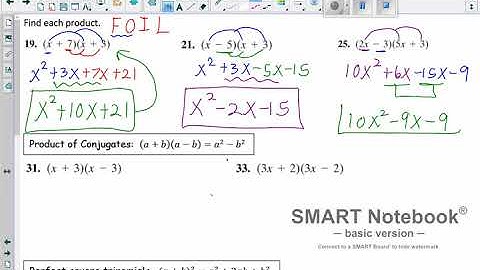 2 2 Adding, Subtracting and Multiplying Polynomials part2