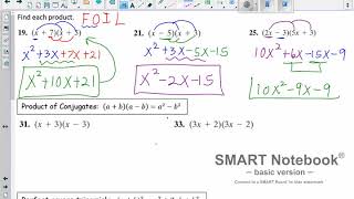 2 2 Adding, Subtracting and Multiplying Polynomials part2