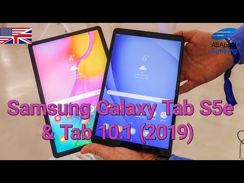 Samsung Galaxy Tab S5e and Galaxy Tab A 10 1 2019 Hands-On english