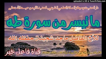 ما تيسر من سورة طه _ للأخ الفاضل ماجد شجينة حفظه الله ليلة ١٧ رمضان ١٤٤٢هـ