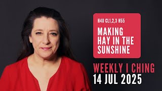 Weekly I Ching Forecast 14-20 Jul 2025 // Hexagram 40 & 55 // Making Hay in the Sunshine