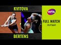 Petra Kvitova vs. Kiki Bertens | Full Match | 2019 Stuttgart Semifinal