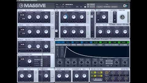 NI Massive Tutorial "How To Make AfroJack Style Synth"
