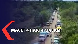 Jalan Penghubung 3 Kecamatan di Kutai Kartanegara Kaltim Rusak Parah, Macet Terjadi 4 Hari 4 Malam! screenshot 2