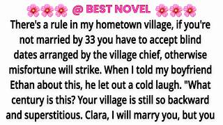 There's a rule in my hometown village, if you're not married by 33 you have to accept blind dates ar Wealth
