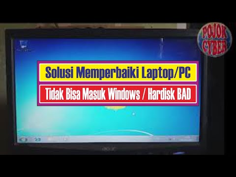 Solusi Mengatasi Laptop/Komputer Tidak Bisa Masuk Windows Karena Hardisk Bad Sector dgn BIOS Legacy