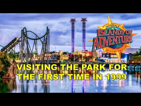 Restored 1999 VHS Home Video: Visiting Islands Of Adventure For The First Time!