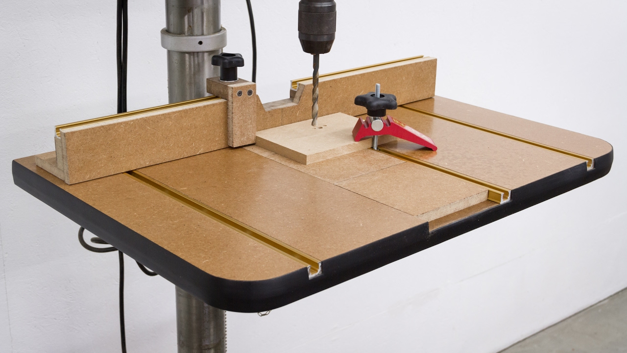 Build a Drill Press Table - YouTube