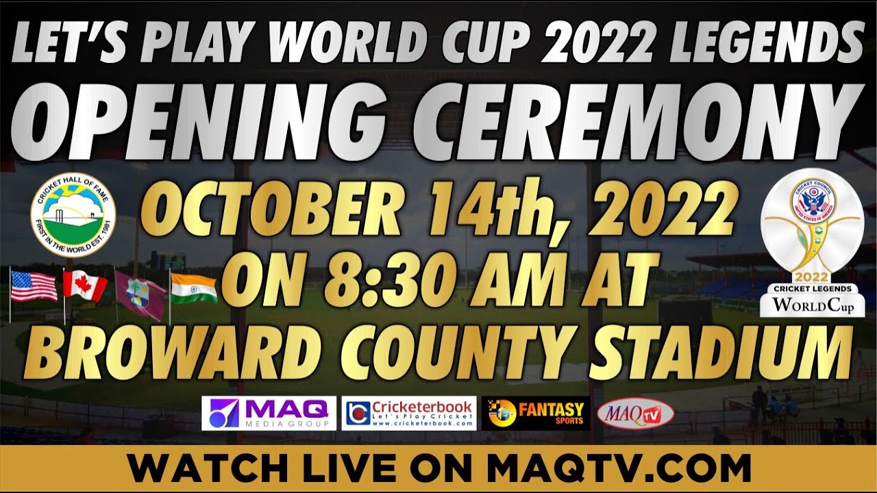 LIVE WORLD CUP 2022 LEGENDS - OPENING CEREMONY FROM FLORIDA USA