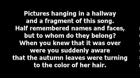 STING - Windmills of Your Mind