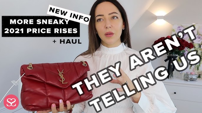 YSL MEDIUM SIZE PUFFER BAG REVEAL, WFIMG, AND COMPARISON! LV UNBOXING TO  COMPLETE MY TRIFECTA! 