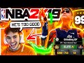 POPULAR STREAMER &quot;ADIN&quot; REACTS TO UNREAL 99 OVERALL STRETCH BIG!! *LIVE REACTION* GOODBYE NBA 2K19