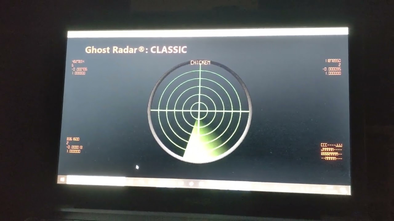 Ghost Radar test