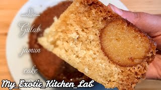 GULABJAMUN CAKE | WITHOUT OVEN | EASYCAKERECIPE