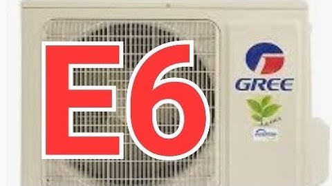 Gree inverter air conditioner E6 error code fault solved #124