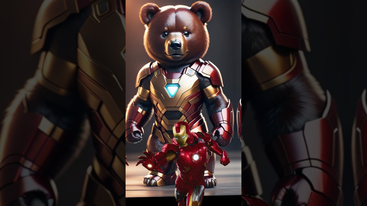 Superhero but bear