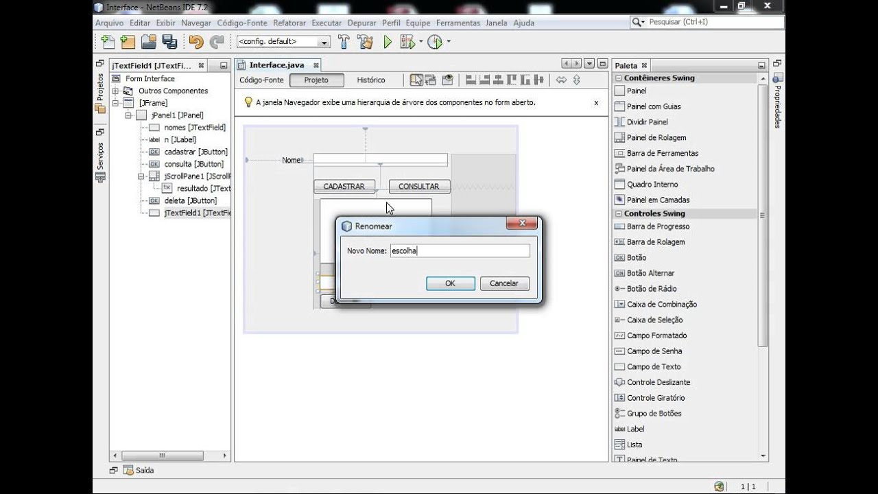 Aula Java 101 - Deleta Dados no Banco de Dados MySql com Interface ...